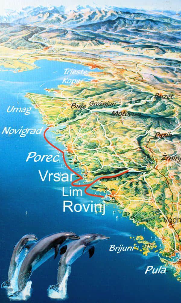 Kroatien - Map